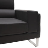 Canapea Shea 2 Locuri Negru 158x80x87 cm