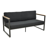 Canapea Aurelio, Metal, 3 locuri, 192x74x63 cm - Canapea Aurelio, Metal, 3 locuri, 192x74x63 cm - 404-000023