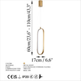Candelabru Can - 13561, Auriu, 7x7x60 cm