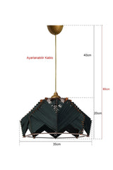 Candelabru YL234, Verde smarald, 35x35x60 cm