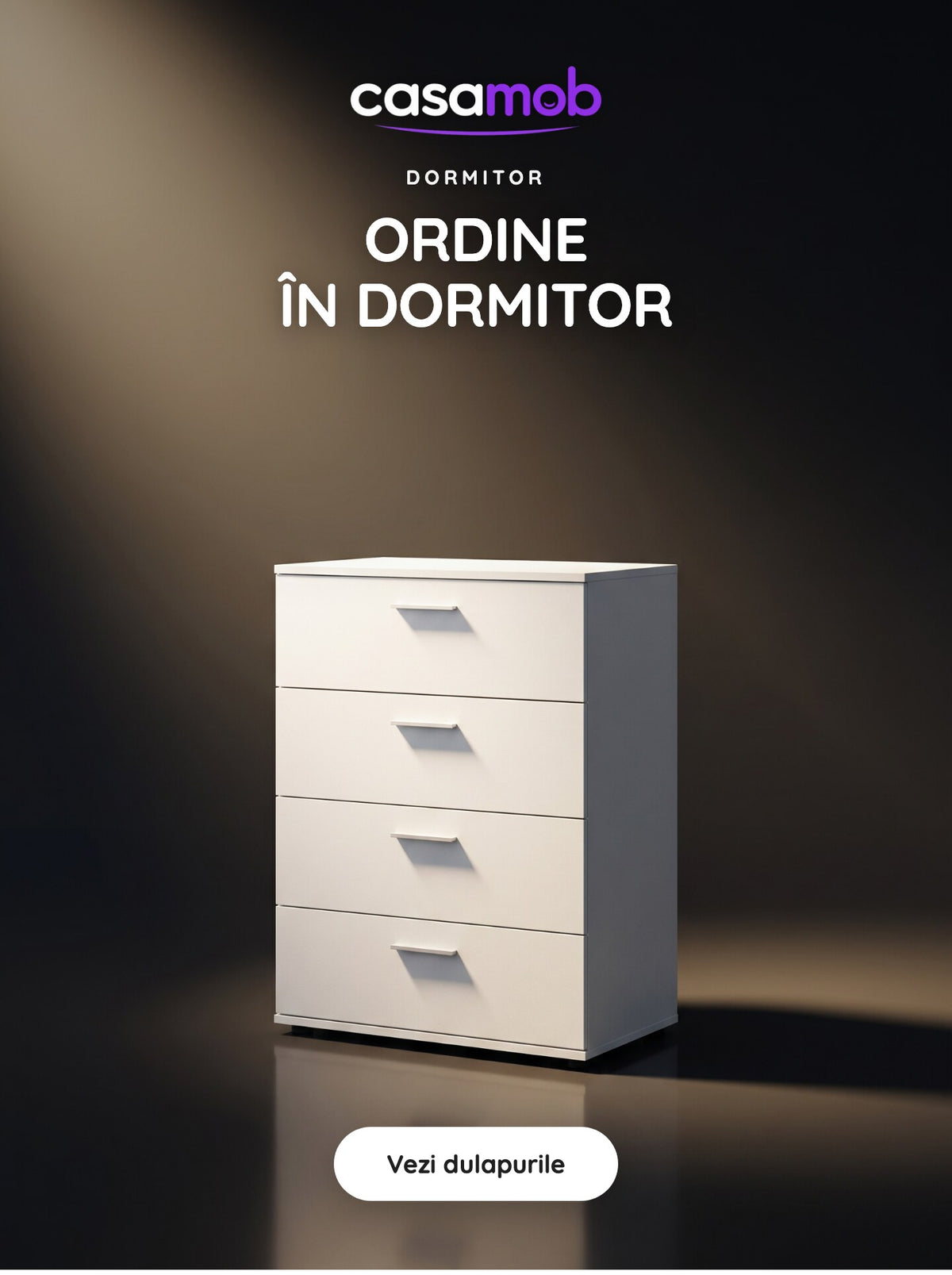 Ordine în dormitor · Comode și dulapuri