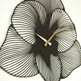 Ceas de perete Azalea Metal Wall Clock - Black, Negru, 70x70 cm