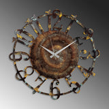 Ceas de perete Metal Wall Clock 15, Multicolor, 48x48 cm