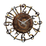 Ceas de perete Metal Wall Clock 15, Multicolor, 48x48 cm