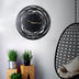 Ceas de perete Timeless Zone, Negru, 50 x 50 cm