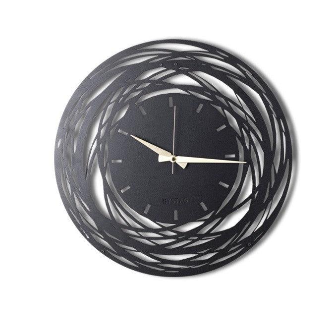 Ceas de perete Timeless Zone, Negru, 70x70 cm