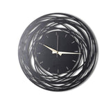 Ceas de perete Timeless Zone, Negru, 70x70 cm