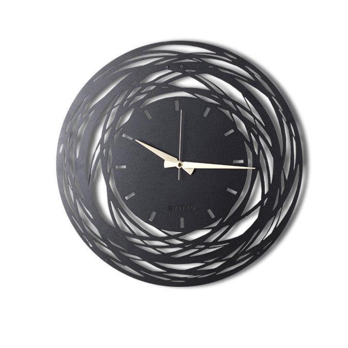 Ceas de perete Timeless Zone, Negru, 70x70 cm