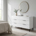 Comoda SFN-1760-DD-1 home collection Oryana, 3 sertare, Alb - Nuc, 140x81x44 cm - SFN-1760-DD-1 | SKU: SFN-1760-DD-1