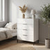 Comoda SFN-1740-DD-1 home collection Oryana, 4 sertare, Alb - Nuc - Stejar, 80x104x44 cm - SFN-1740-DD-1 | SKU: SFN-1740-DD-1
