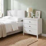 Comoda SFN-993-BB-1 Home Collection® Rustic, 3 sertare, Alb, 73x81x47 cm