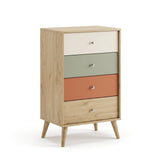 Comoda TSF-940-FX-1 Home Collection® Tiffany, 4 sertare, Multicolor, 60x99x44 cm