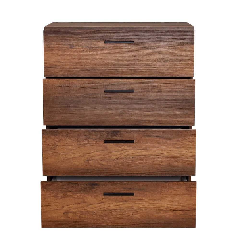 Comoda SFN-540-BB-1 Home Collection® Trendline, 4 sertare, Alb - Nuc, 73x96x44 cm - Nuc | SKU: SFN-540-BB-1, SFN-540-OO-1