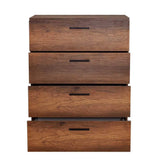 Comoda SFN-540-BB-1 Home Collection® Trendline, 4 sertare, Alb - Nuc, 73x96x44 cm - Nuc | SKU: SFN-540-BB-1, SFN-540-OO-1