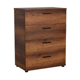 Comoda SFN-540-BB-1 Home Collection® Trendline, 4 sertare, Alb - Nuc, 73x96x44 cm - Nuc | SKU: SFN-540-BB-1, SFN-540-OO-1