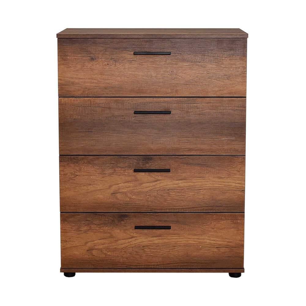 Comoda SFN-540-BB-1 Home Collection® Trendline, 4 sertare, Alb - Nuc, 73x96x44 cm - Nuc | SKU: SFN-540-BB-1, SFN-540-OO-1