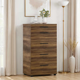Comoda SFN-550-FF-1 Home Collection® Trendline cu 5 sertare, Alb - Maro - Stejar - Mov, 60x108x44 cm - Maro | SKU: SFN-550-OO-1
