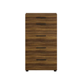 Comoda SFN-550-FF-1 Home Collection® Trendline cu 5 sertare, Alb - Maro - Stejar - Mov, 60x108x44 cm - Maro | SKU: SFN-550-OO-1