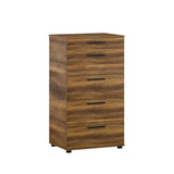 Comoda SFN-550-FF-1 Home Collection® Trendline cu 5 sertare, Alb - Maro - Stejar - Mov, 60x108x44 cm - Maro | SKU: SFN-550-OO-1