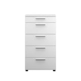 Comoda SFN-550-FF-1 Home Collection® Trendline cu 5 sertare, Alb - Maro - Stejar - Mov, 60x108x44 cm - Alb | SKU: SFN-550-FF-1, SFN-550-BB-1, SFN-550-OO-1, SFN-550-UU-1