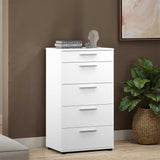 Comoda SFN-550-FF-1 Home Collection® Trendline cu 5 sertare, Alb - Maro - Stejar - Mov, 60x108x44 cm - Alb | SKU: SFN-550-FF-1, SFN-550-BB-1, SFN-550-OO-1, SFN-550-UU-1
