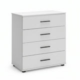 Comoda SFN-604-BB-1 Home Collection® White, 4 sertare, 65x78x41 cm - Alb | SKU: SFN-604-BB-1, SFN-604-FF-1