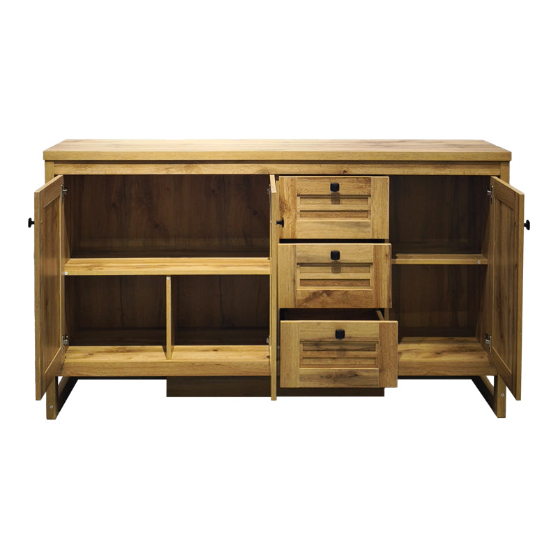 Comoda Beles, Sonoma, 160x40x94 cm, imagine produs 4