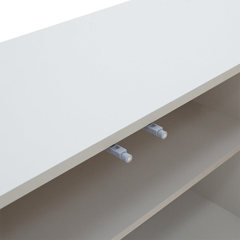 Consola Bufet Billie, Pal melaminat, 149x40x77 cm - Sonoma-Gri deschis