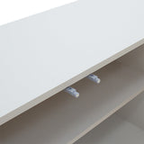 Consola Bufet Billie, Pal melaminat, 149x40x77 cm - Sonoma-Gri deschis