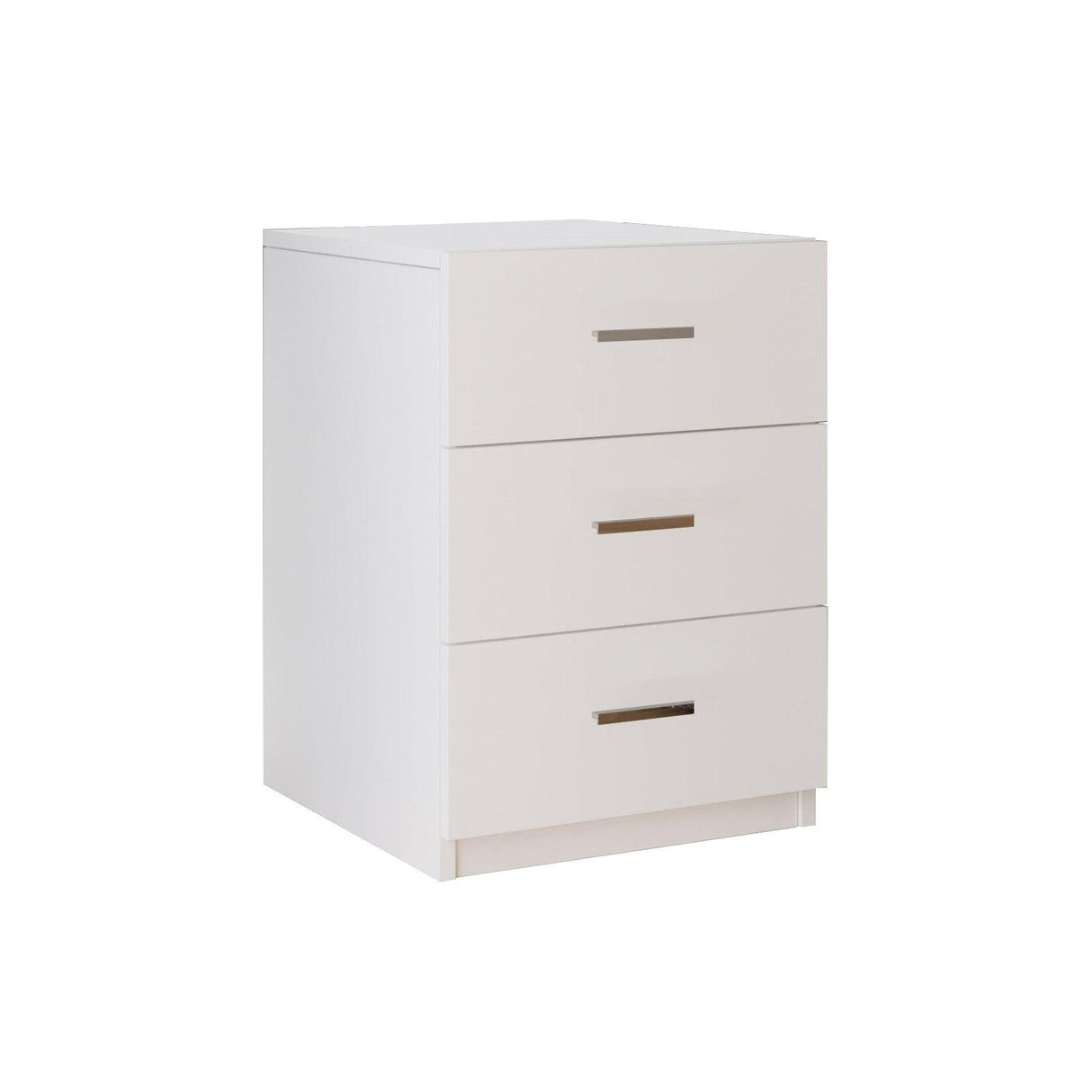 Comoda birou Rollbox, 3 sertare, 45x62x47 cm - Alb