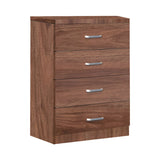 Comoda cu 4 sertare Killian, Sonoma - Wenge, 80x40x80 cm - Comoda cu 4 sertare Killian, Sonoma - Wenge, 80x40x80 cm - 072-000170
