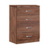 Comoda cu 4 sertare Killian, Sonoma - Wenge, 80x40x80 cm - 072-000170