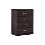 Comoda cu 4 sertare Killian, Sonoma - Wenge, 80x40x80 cm - Comoda cu 4 sertare Killian, Sonoma - Wenge, 80x40x80 cm - 072-000079