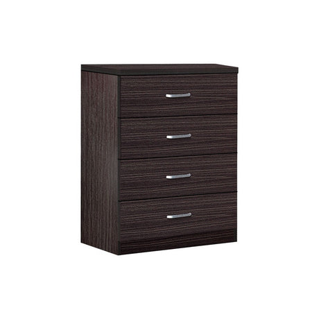 Comoda cu 4 sertare Killian, Sonoma - Wenge, 80x40x80 cm