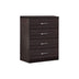 Comoda cu 4 sertare Killian, Sonoma - Wenge, 80x40x80 cm - 072-000079