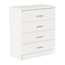 Comoda cu 4 sertare Olympus, Alba, 80x40x95 cm