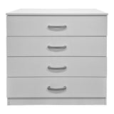 Comoda cu sertare Athos, Lemn, 80x40x79 cm - Alb