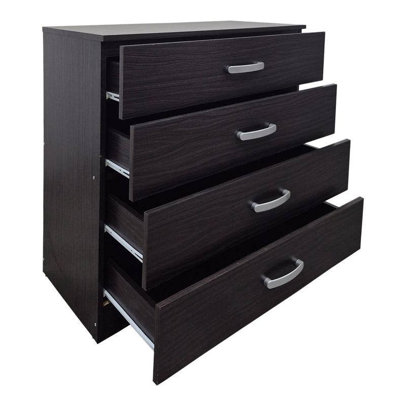 Comoda cu sertare Athos, Lemn, 80x40x79 cm - Nuc