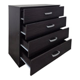 Comoda cu sertare Athos, Lemn, 80x40x79 cm - Nuc