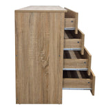 Comoda cu sertare Athos, Lemn, 80x40x79 cm - Stejar