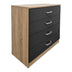 Comoda cu sertare Athos, Lemn, 80x40x79 cm - 383-000110