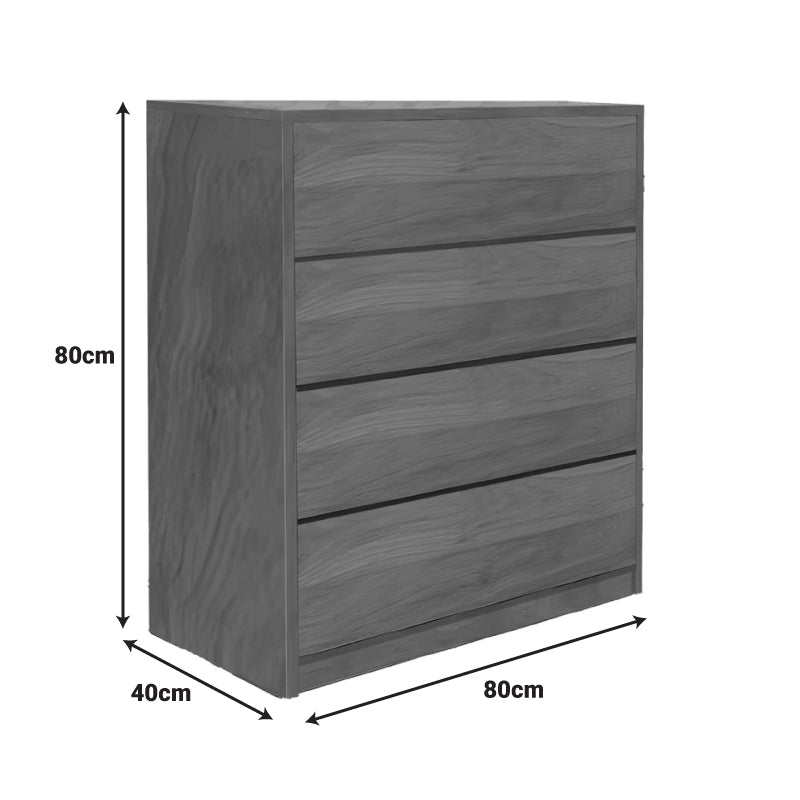 Comoda Kuanger, MDF, 80x40x80 cm - Nuc