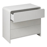 Comoda cu sertare Zeplen, Alb, 80x40x75 cm