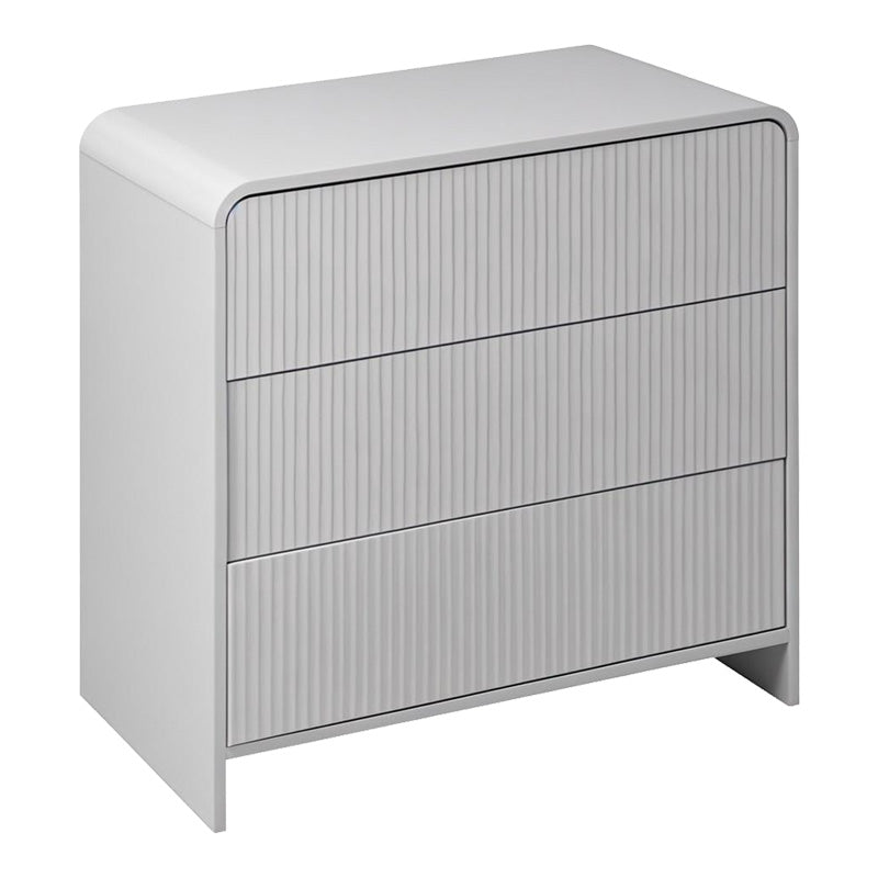 Comoda cu sertare Zeplen, Alb, 80x40x75 cm
