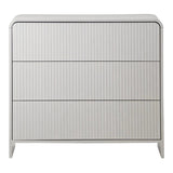 Comoda cu sertare Zeplen, Alb, 80x40x75 cm