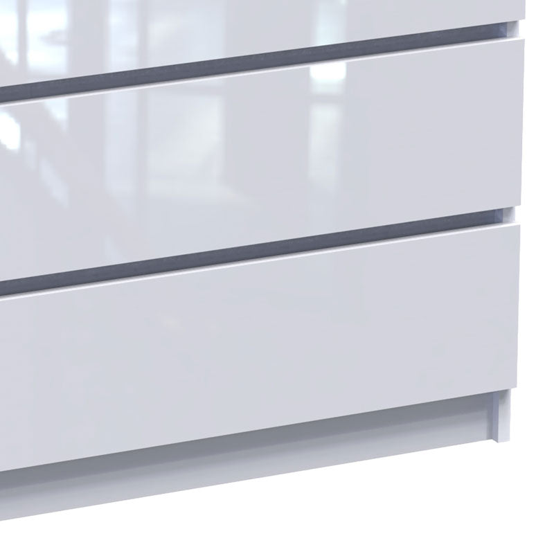 Comoda Dicama mdf, Alb, 86x47x98 cm