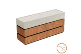 Comoda Sonlen, MDF si melamina, 120x40x72 cm - Nuc