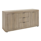 Comoda Doha, Lemn, 180x45x80 cm - Stejar