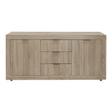 Comoda Doha, Lemn, 180x45x80 cm - Stejar