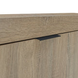 Comoda Doha, Lemn, 180x45x80 cm - Stejar